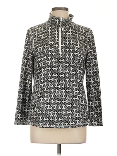 Pre-owned T By Talbots Long Sleeve Blouse In Gray