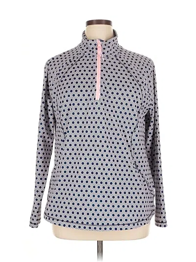 Pre-owned T By Talbots Long Sleeve T-shirt In Blue