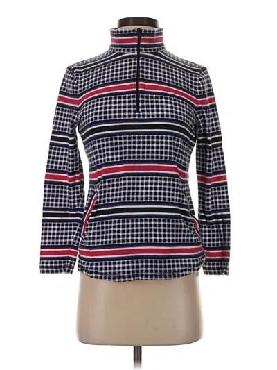 Pre-owned T By Talbots Long Sleeve Top Black Mock Neckline Tops