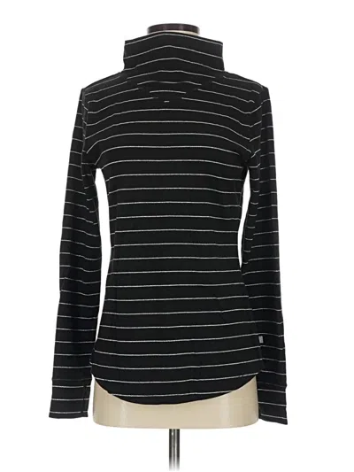 Pre-owned T By Talbots Long Sleeve Top Black Turtleneck Tops