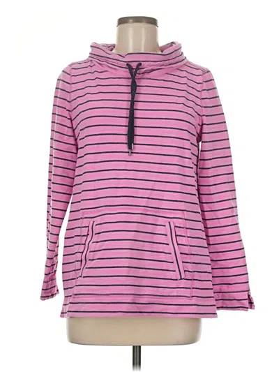 Pre-owned T By Talbots Long Sleeve Top Pink Cowl Neck Tops