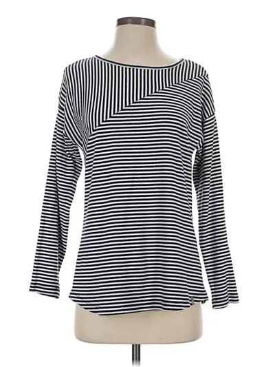 Pre-owned T By Talbots Long Sleeve T-shirt In Black