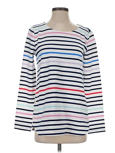 Pre-owned T By Talbots Long Sleeve T-shirt In Blue