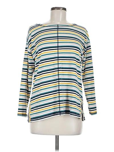 Pre-owned T By Talbots Long Sleeve T-shirt In Blue