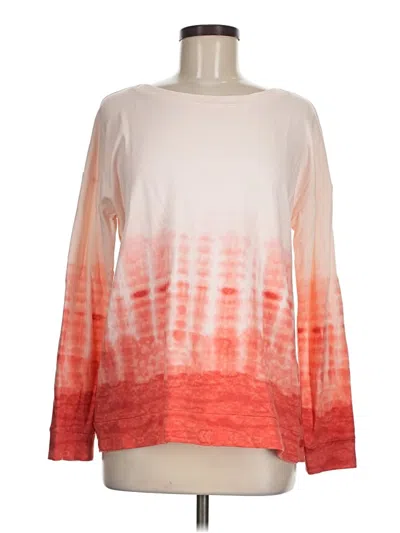 Pre-owned T By Talbots Long Sleeve T-shirt In Orange
