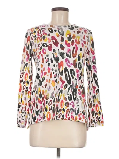 Pre-owned T By Talbots Long Sleeve T-shirt In White