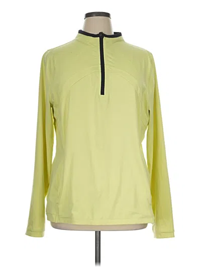 Pre-owned T By Talbots Long Sleeve T-shirt In Yellow