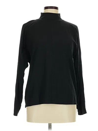 Pre-owned T By Talbots Long Sleeve Turtleneck In Black