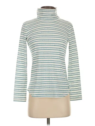 Pre-owned T By Talbots Long Sleeve Turtleneck In Ivory