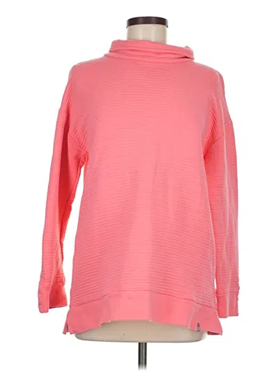 Pre-owned T By Talbots Long Sleeve Turtleneck In Pink