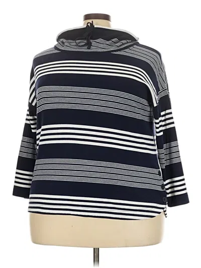 Pre-owned T By Talbots Poncho In Blue