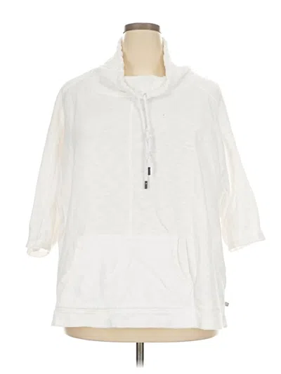 Pre-owned T By Talbots Poncho In White