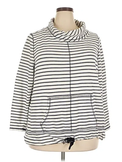 Pre-owned T By Talbots Poncho In White