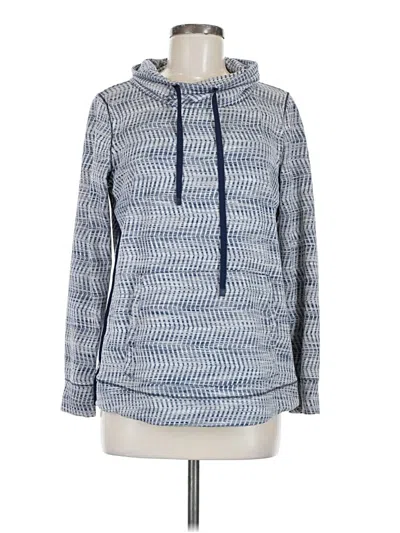 Pre-owned T By Talbots Pullover Hoodie In Blue