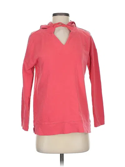 Pre-owned T By Talbots Pullover Hoodie In Pink