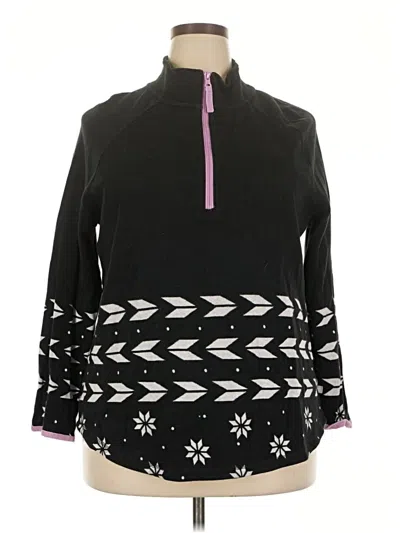 Pre-owned T By Talbots Pullover Sweater In Black