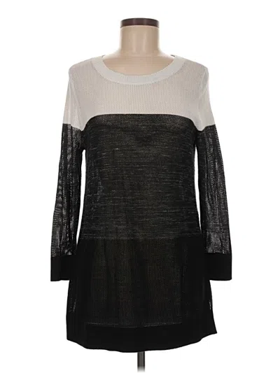 Pre-owned T By Talbots Pullover Sweater In Black