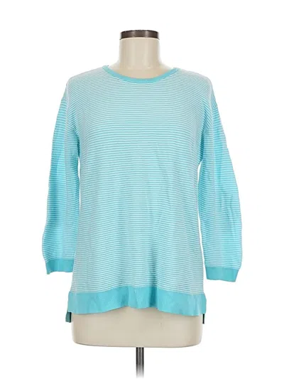Pre-owned T By Talbots Pullover Sweater In Blue