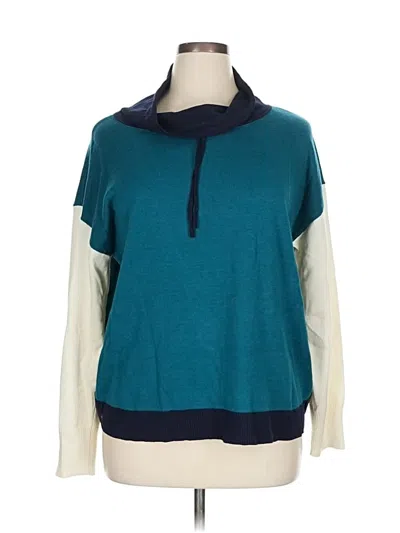 Pre-owned T By Talbots Pullover Sweater In Blue