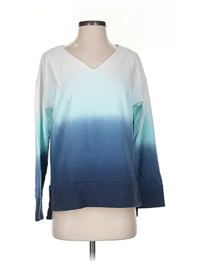 Pre-owned T By Talbots Pullover Sweater In Blue