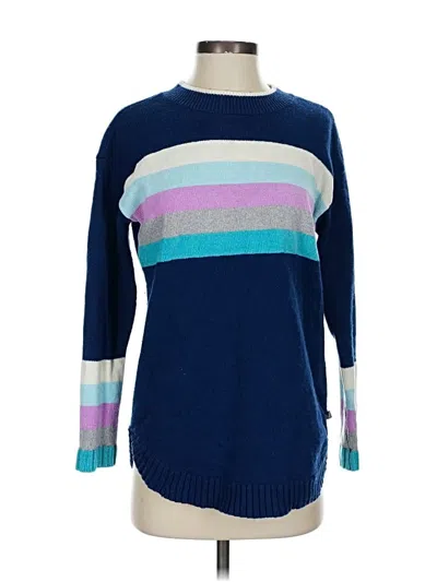 Pre-owned T By Talbots Pullover Sweater In Blue