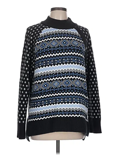 Pre-owned T By Talbots Pullover Sweater In Blue