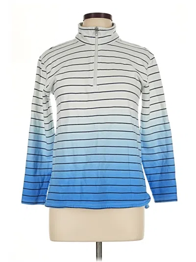 Pre-owned T By Talbots Pullover Sweater In Blue