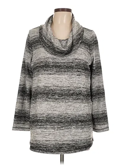 Pre-owned T By Talbots Pullover Sweater In Gray