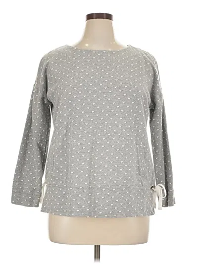 Pre-owned T By Talbots Pullover Sweater In Gray