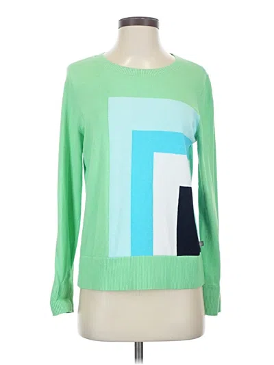 Pre-owned T By Talbots Pullover Sweater In Green