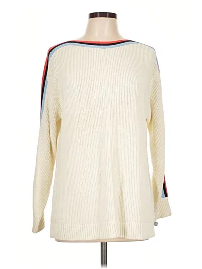 Pre-owned T By Talbots Pullover Sweater In Ivory