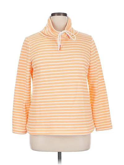 Pre-owned T By Talbots Pullover Sweater In Orange