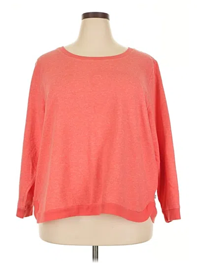 Pre-owned T By Talbots Pullover Sweater In Orange