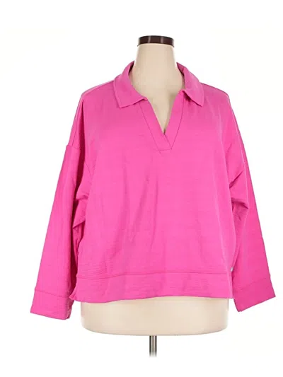 Pre-owned T By Talbots Pullover Sweater In Pink