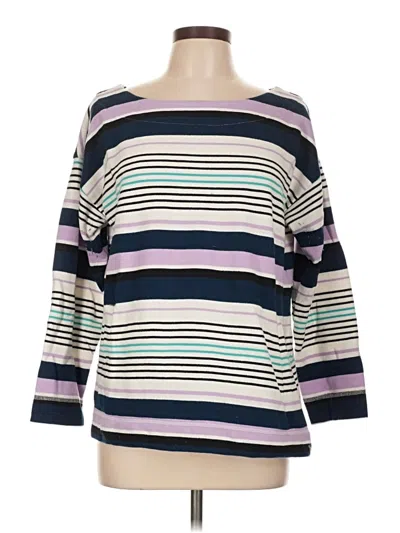 Pre-owned T By Talbots Pullover Sweater In Purple