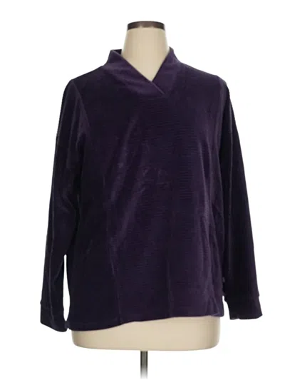 Pre-owned T By Talbots Pullover Sweater In Purple