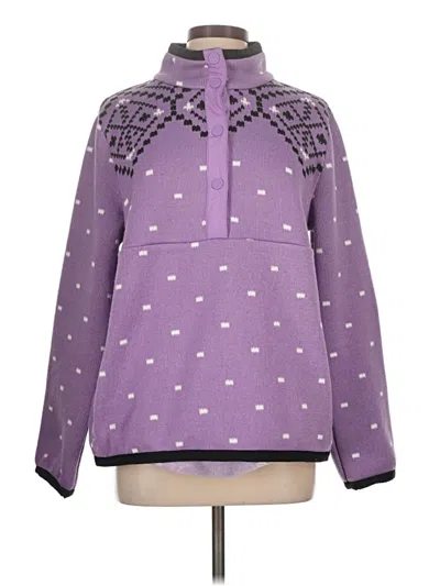 Pre-owned T By Talbots Pullover Sweater In Purple