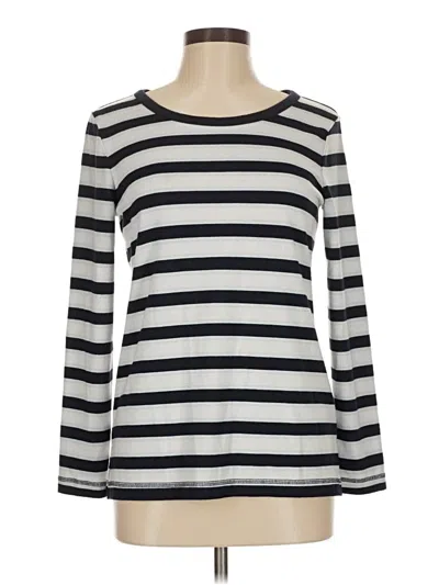 Pre-owned T By Talbots Pullover Sweater In Silver