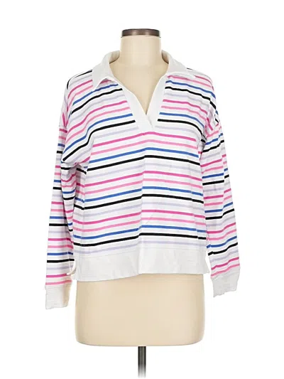 Pre-owned T By Talbots Pullover Sweater In White