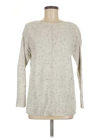 Pre-owned T By Talbots Pullover Sweater In White