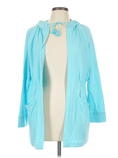 Pre-owned T By Talbots Raincoat In Teal