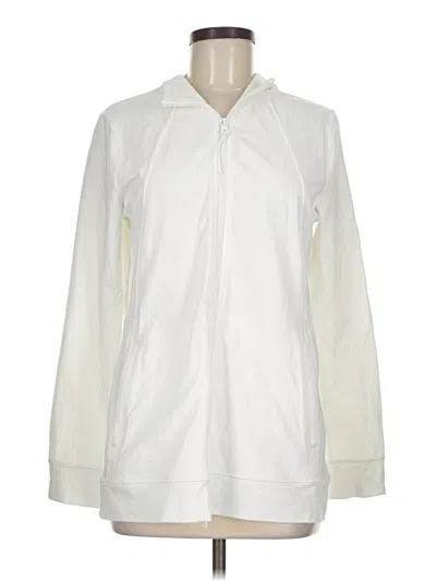 Pre-owned T By Talbots Raincoat In White