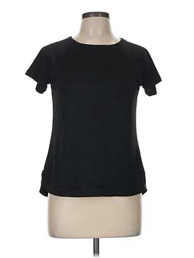 Pre-owned T By Talbots Short Sleeve T-shirt In Black