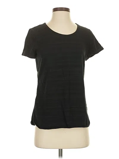 Pre-owned T By Talbots Short Sleeve T-shirt In Black
