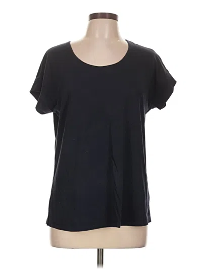 Pre-owned T By Talbots Short Sleeve T-shirt In Black