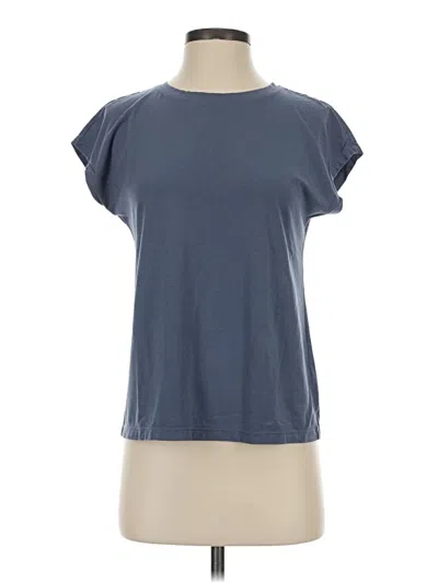 Pre-owned T By Talbots Short Sleeve T-shirt In Blue