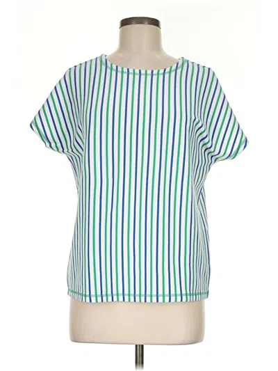 Pre-owned T By Talbots Short Sleeve T-shirt In Green