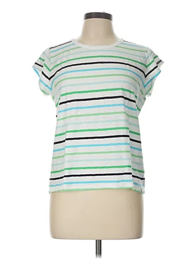 Pre-owned T By Talbots Short Sleeve T-shirt In Green
