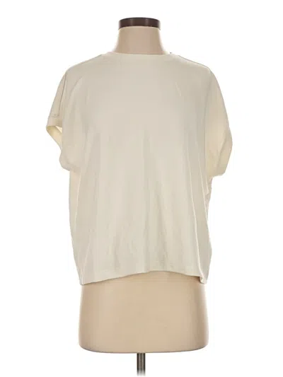 Pre-owned T By Talbots Short Sleeve T-shirt In Ivory