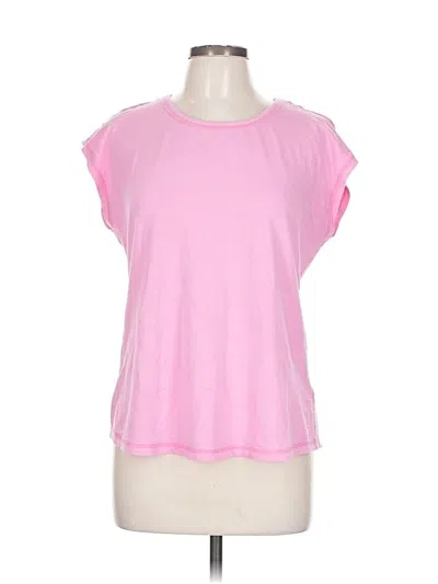 Pre-owned T By Talbots Short Sleeve T-shirt In Pink